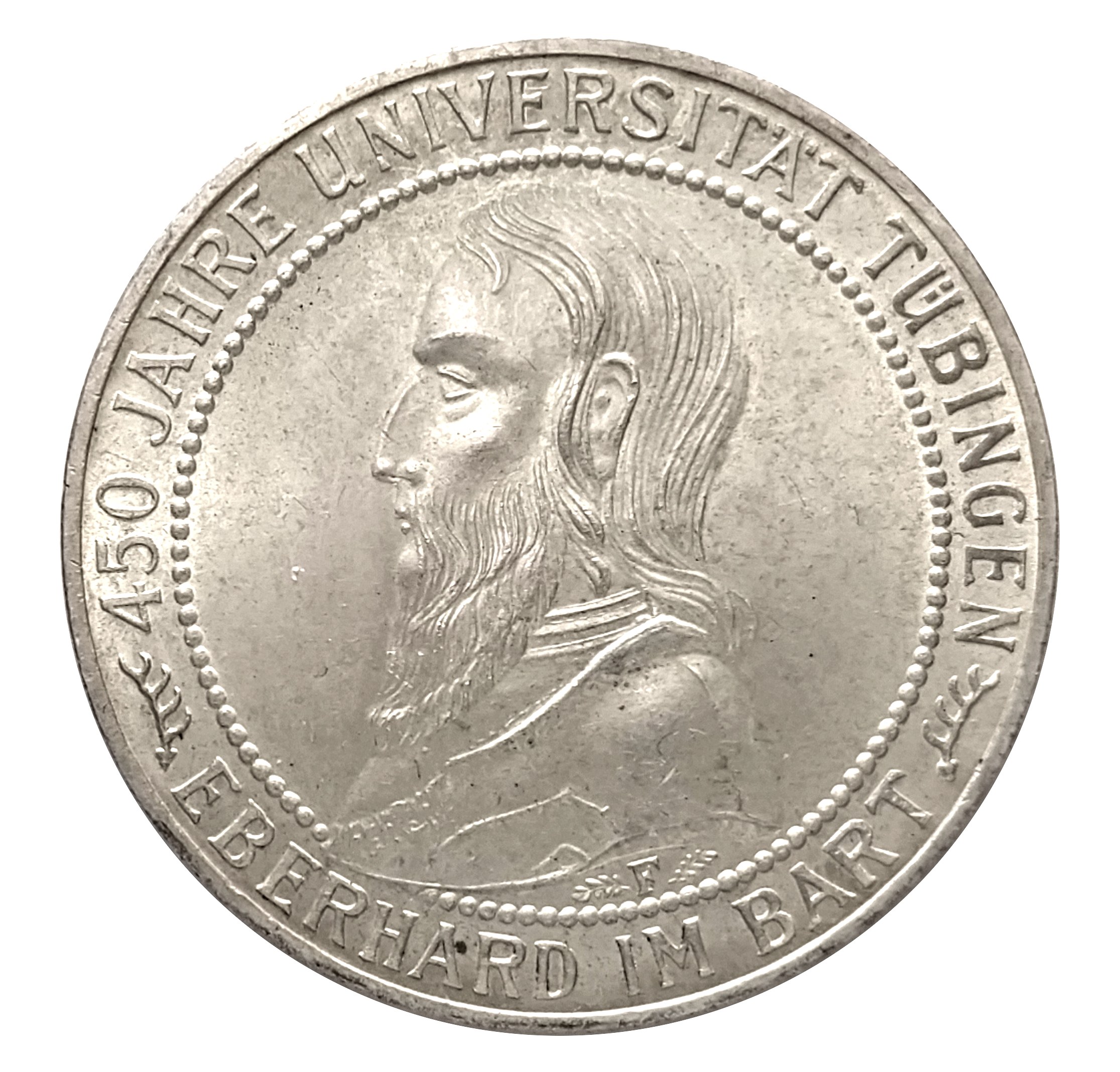 Germany, Weimar Republic (1918-1933), 5 marks 1927 F, 450th anniversary ...