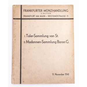 Aukční katalog - FRANKFURTER MUNZHANDLNG 1941