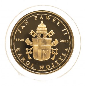 Polska, Rzeczpospolita od 1989 roku, medal złoto, Święty Jan Paweł II, 2022.