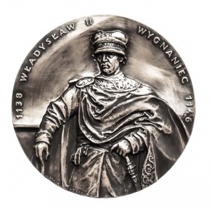 Polska, PRL (1944-1989), medal z serii królewskiej Oddziału Koszalińskiego PTN - Władysław II Wygnaniec.