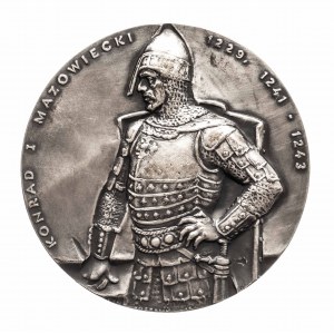 Polska, medal z serii królewskiej Oddziału Koszalińskiego PTN - Konrad I Mazowiecki.