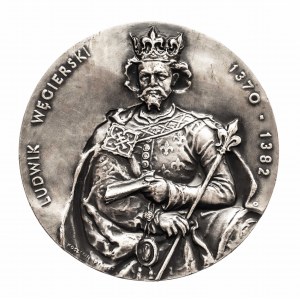 Polska, medal z serii królewskiej Oddziału Koszalińskiego PTN - Ludwik Węgierski.