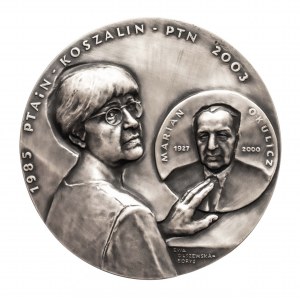 Polen, Medaille aus der königlichen Serie der Koszaliner Abteilung des PTN - Jan Matejko, Ewa Olszewska-Borys.