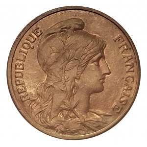 Francja, Trzecia Republika (1870 - 1941), 5 centymów 1912, Paryż