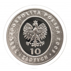 Polska, Rzeczpospolita od 1989 roku, 10 złotych 2005, 500 Rocznica Urodzin Mikołaja Reja
