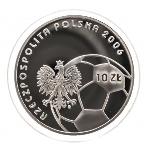 Polska, Rzeczpospolita od 1989 roku, 10 złotych 2006, Mistrzostwa Świata W Piłce Nożnej Niemcy 2006