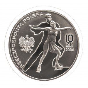 Polska, Rzeczpospolita od 1989 roku, 10 złotych 2006, XX Zimowe Igrzyska Olimpijskie Turyn 2006