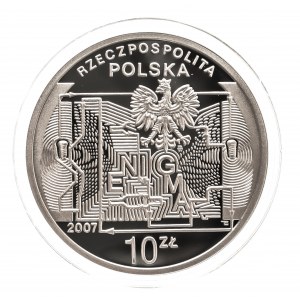 Polska, Rzeczpospolita od 1989 roku, 10 złotych 2007, 75 Rocznica Złamania Szyfru Enigmy