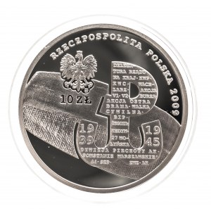 Polska, Rzeczpospolita od 1989 roku, 10 złotych 2009, Polskie Państwo Podziemne 1939-1945