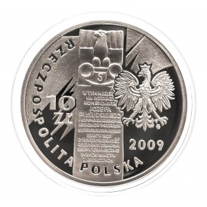 Polska, Rzeczpospolita od 1989 roku, 10 złotych 2009, 95 Rocznica Wymarszu Pierwszej Kompanii Kadrowej