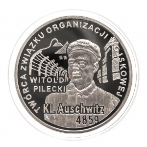 Polska, Rzeczpospolita od 1989 roku, 10 złotych 2010, 65 Rocznica Oswobodzenia KL Auschwitz-Birkenau