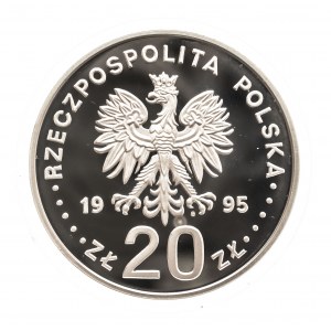 Polska, Rzeczpospolita od 1989 roku, 20 złotych 1995, Katyń-Miednoje-Charków 1940