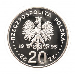 Polska, Rzeczpospolita od 1989 roku, 20 złotych 1995, 50 Rocznica Powstania ONZ