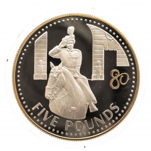 Wielka Brytania, 5 funtów 2006, Jersey, 80 Rocznica Urodzin Królowej Elżbiety II