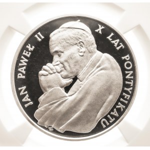 Polska, PRL (1944-1989), 10000 złotych 1988, Jan Paweł II - X-lecie Pontyfikatu