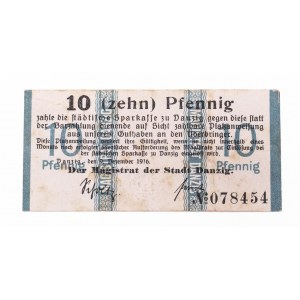 Gdańsk - Magistrat, 10 fenigów 9.12.1916