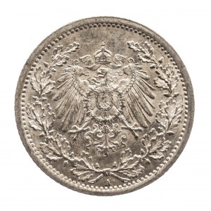 Niemcy, Cesarstwo Niemieckie (1871-1918), 1/2 marki 1914 A, Berlin