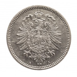 Niemcy, Cesarstwo Niemieckie (1871-1918), 20 fenigów 1876 A, Berlin