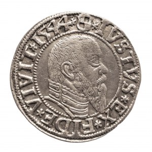Prusy Książęce, Albert Hohenzollern (1525-1568), grosz 1544, Królewiec