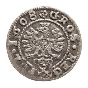 Polska, Zygmunt III Waza (1587-1632), grosz 1608, Kraków