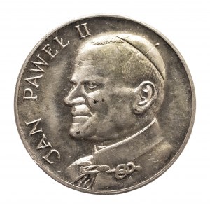 Polska, PRL (1944-1989), srebrny medal Jan Paweł II Warszawa Gniezno Kraków