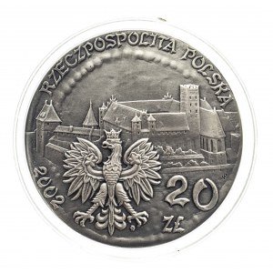 Polska, Rzeczpospolita od 1989, 20 złotych 2002, Zamek w Malborku