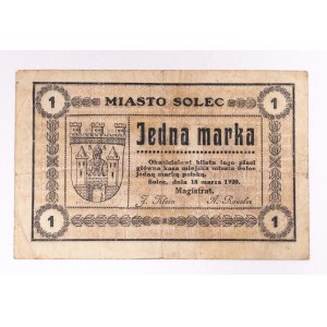 Solec Kujawski - Magistrat Miasta, bon 1 marka 18.03.1920