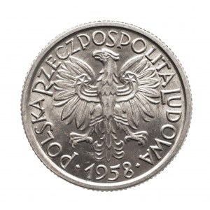 Polska, PRL (1944-1989), 2 złote 1958 Kłosy, Warszawa