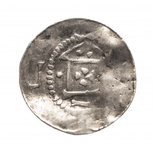 Niemcy, Frankonia - Otto II 973-983 lub Otto III( 983-1002), denar 973-1002
