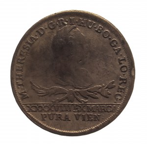 Polska, Zabór austriacki - monety oświęcimsko-zatorskie - Maria Teresa (1740-1780), 30 krajcarów (dwuzłotówka) 1776, Wiedeń