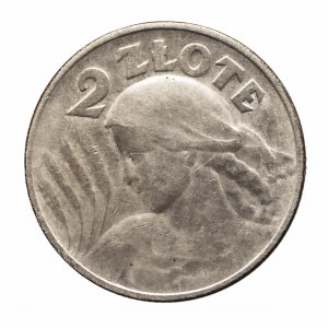 Polska, II Rzeczpospolita (1918-1939), 2 złote 1924, odwrotka, Filadelfia.