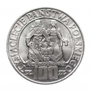 Polska, PRL (1944-1989), 100 złotych 1966, Mieszko i Dąbrówka (2)