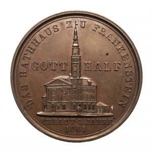 Slezsko, Ząbkowice Śląskie - medaile ze zničení města 1858