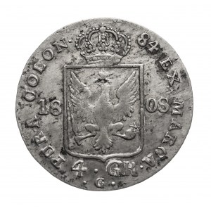 Sliezsko pod pruskou vládou, Fridrich Viliam III (1797-1840), 4 grosze 1808 G, Klodzko (1)