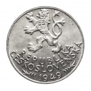 Czechoslovakia (1946-1960), 100 crowns 1949, 700th anniversary of the granting of the right to mine silver to Igava