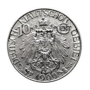 Nemecko, nemecké kolónie, Kiautschou (1909), (Jiaozhou), 10 centov 1909