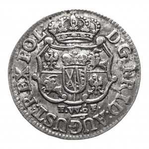 Polska, August III Sas (1733-1763), 1/12 talara 1735 FWôF, Drezno - rzadkie