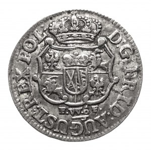 Polsko, August III Sas (1733-1763), 1/12 tolaru 1735 FWôF, Drážďany - vzácné