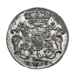 Polsko, August III Sas (1733-1763), 1/48 tolaru 1736 FWôF, Drážďany