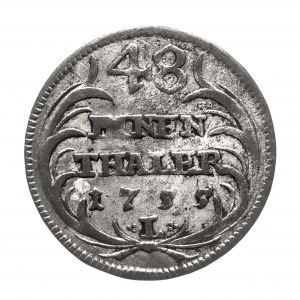 Polen, August III Sas (1733-1763), 1/48 Taler 1755 L/EDC, Leipzig