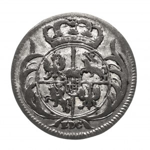 Poľsko, August III Sas (1733-1763), 1/48 thaler 1755 L/EDC, Lipsko