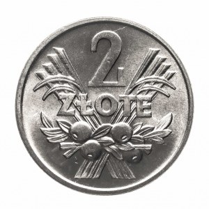 Poland, People's Republic of Poland (1944-1989), 2 zloty 1958 Kłosy, Warsaw