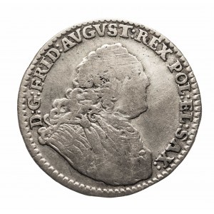 Polsko, August III Sas (1733-1763), 1/6 tolaru 1763 FWôF, Drážďany