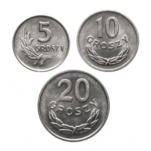 Poland, People's Republic of Poland (1944-1989), 1967 circulation coin set