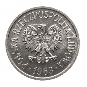 Polen, PRL (1944-1989), 20 groszy 1963, Warschau