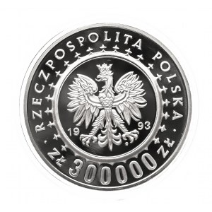 Polska, Polska, Rzeczpospolita od 1989 r., 300000 złotych 1993 Zamek w Łańcucie