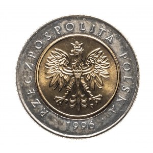 Polska, Rzeczpospolita od 1989 roku, 5 złotych 1996, Warszawa