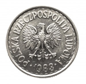 Poland, People's Republic of Poland (1944-1989), 1 zloty 1983.
