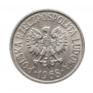 Polen, PRL (1944-1989), 20 groszy 1968, Warschau.