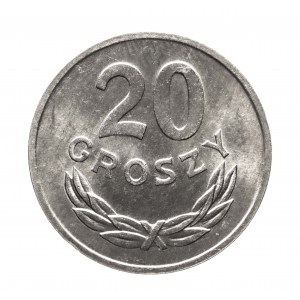 Polska, PRL (1944-1989), 20 groszy 1980, Warszawa.